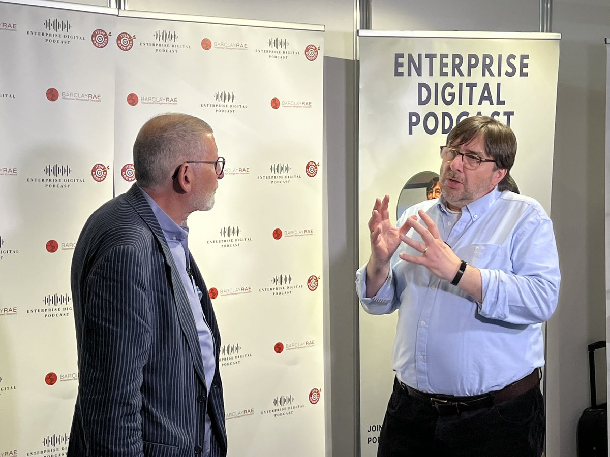 Two of my favourite colleagues, nay two of my favourite people, are at @SITS_UK today! Come by to booth 527 to say hi to <a href="/barclayrae/">Barclay Rae 🧀</a> ... and <a href="/jimbofin/">James Finister</a> is wandering around too!