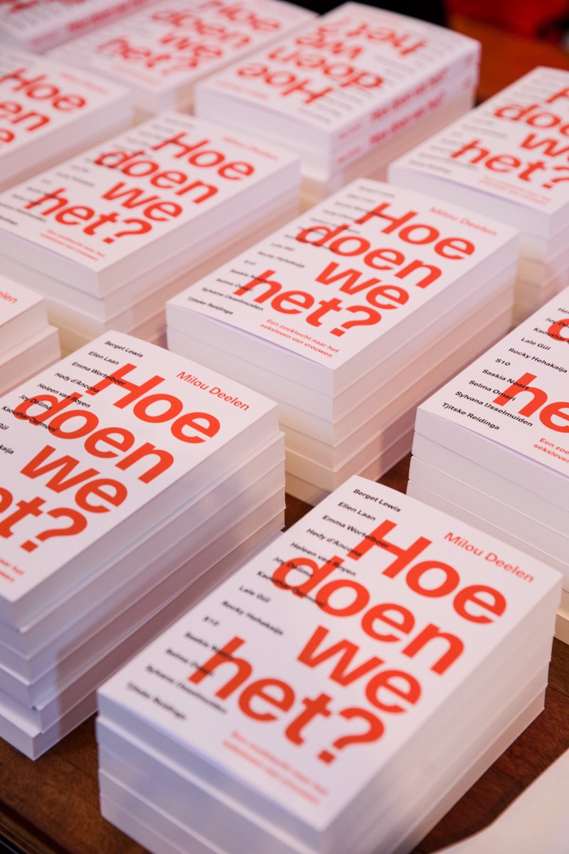 Mijn boek 'Hoe doen we het?' is gister verschenen en nu overal verkrijgbaar! Heel blij mee.