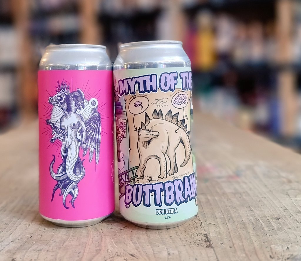dexterandjones's tweet photo. The gang that lose the plot...have been brewing actual beer!!! But bloody good beer mind!
#StaggeringlyGood
TESTING THE FENCES - IPA 4.3%
MYTH OF THE BUTT BRAIN - DDH NEIPA 6.2%
Online and Instore now! https://t.co/6Rm0AgiFt4