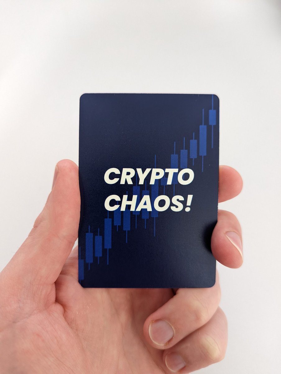 🔥 Game is ready 🔥
Close those computers and stop looking at those graphs. 
Who wants a game of Crypto Chaos?
#crypto #NFT #boardgames #cryptocurrencies #NFTGiveaways