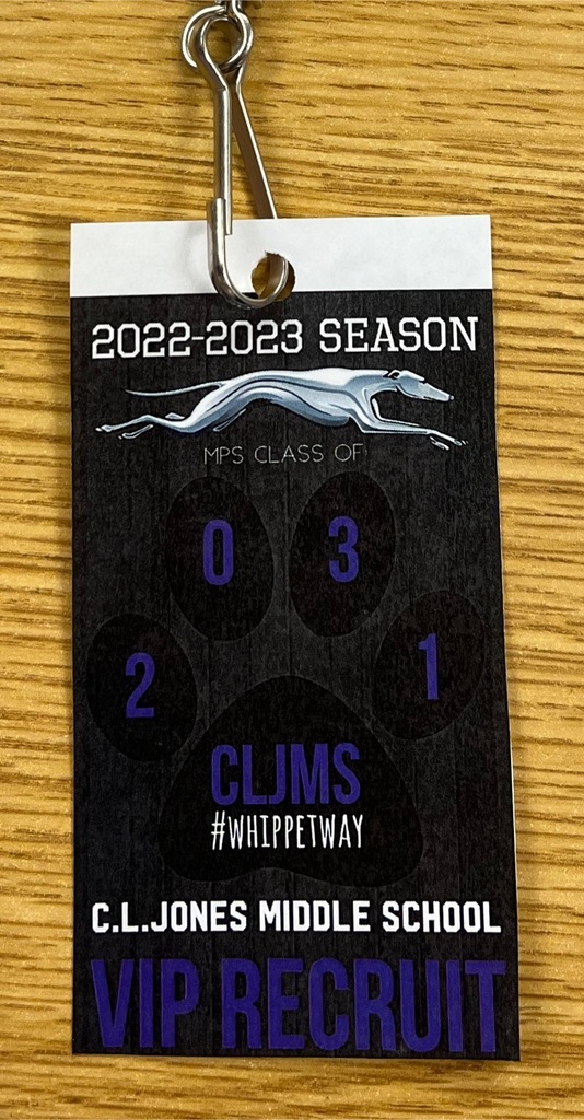 What an honor it was to welcome our future 4th graders into CLJMS yesterday! We held our first ever CLJ Signing Day, and we can’t wait to add new members to our family! These students signed letters of intent and committed to the Whippet Way! The VIP lanyards were a huge hit!
