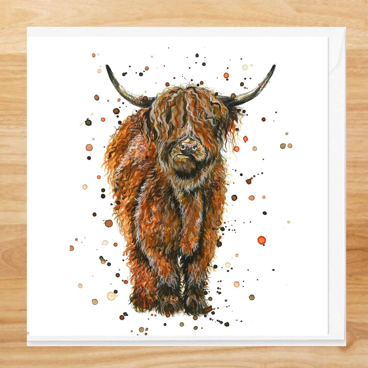 Katherrrrs's tweet photo. One for you Highland Cow lovers 🧡

#highlandcow #heliancoo #scottishcoo #smallbusiness #artist #smallbusiness https://t.co/e56PXmqZM9