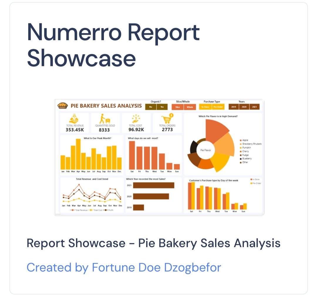 efo_doe's tweet photo. My onyx pie challenge report featured on the numerro report showcase
Need some inspiration for your Power BI report? Check out https://t.co/q4OOrRbHBg
#powerbi #numerro #dataviz #powerplatform #onyxdata #DataFam https://t.co/c5KGeyFFFN