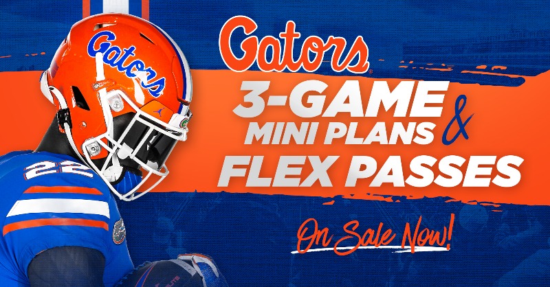 GatorsFB's tweet photo. 🎟️ Secure your seats today! 

See you in The Swamp! 

#GoGators | #UFuture