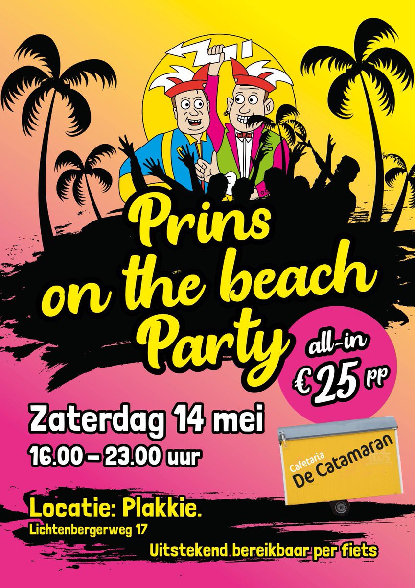 Fienpreuvers's tweet photo. Aanstaande Zaterdag weer een mooi zomers Carnavalsfeestje #Gezellig #Komtallen #Carnavalov #Carnaval #Fienpreuvers #Holten #Salland #Denkeninmogelijkheden https://t.co/dk5h1mDDXi