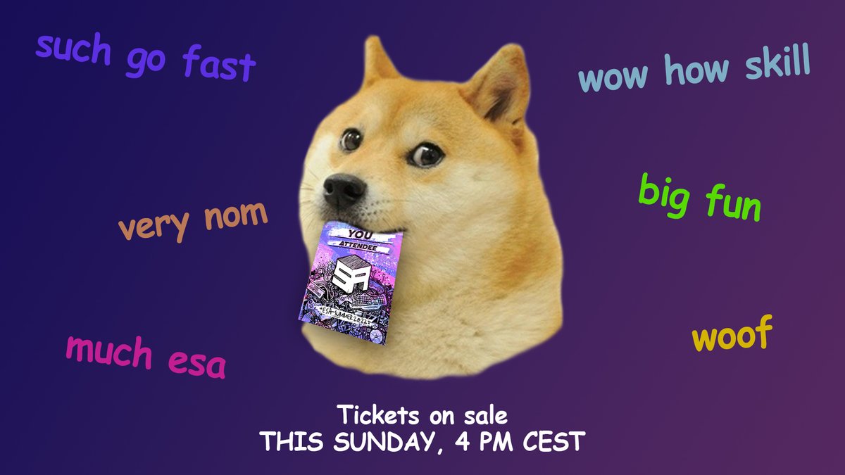 esamarathon's tweet photo. What this doge says #ESASummer22 #ESAmarathons https://t.co/TPgkuY9VBN