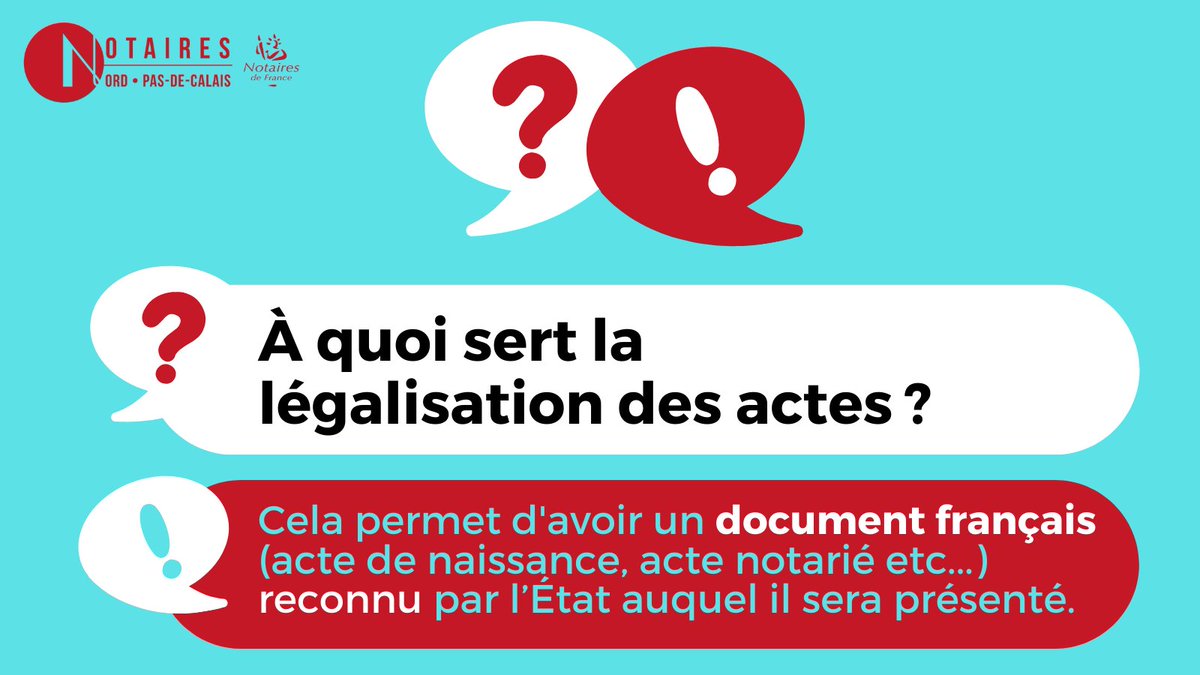 Notaires_59_62's tweet photo. #Légalisation des #actes : il est parfois nécessaire de faire #authentifier un document français pour une démarche à l'étranger. 
👉 La légalisation certifie la véracité de la signature et la qualité du signataire ! #notaires https://t.co/HzQoG6kr8n