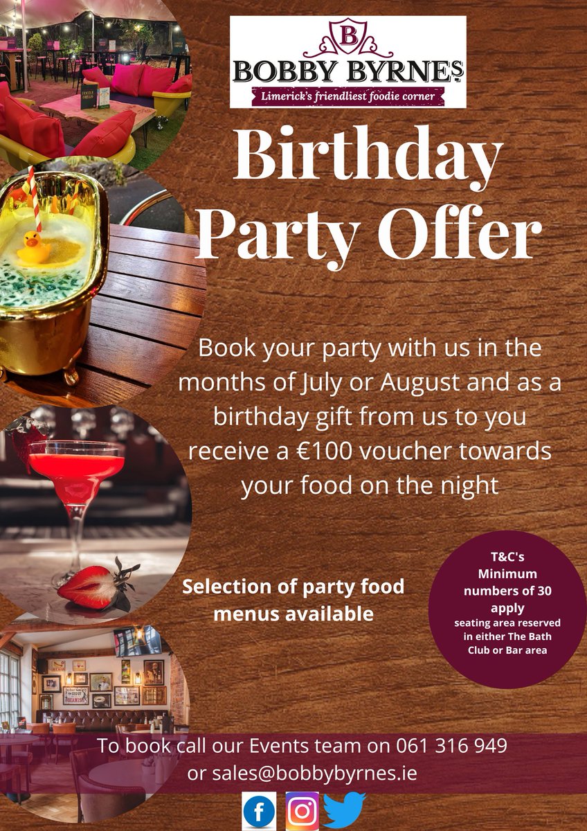 Does your birthday fall in July or August? We have the perfect Birthday Party Offer for you! #birthdayparty #celebration