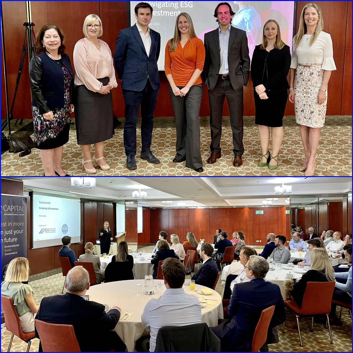 What a fantastic well-attended breakfast event this morning speaking about ESG trends, investments and opportunities. 

Thank you to our five talented panellists who spoke about the boardroom challenges of identifying ESG priorities and implementing change.