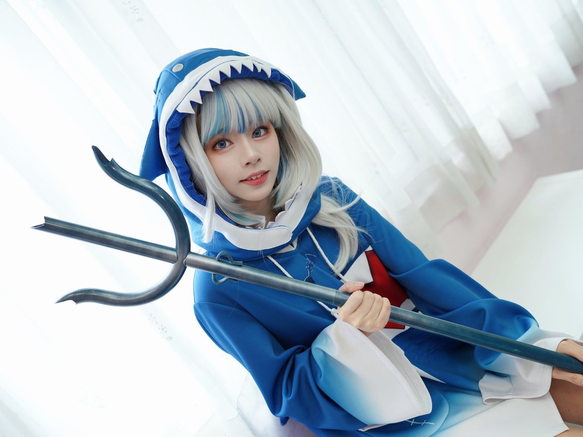 yue_shi_cosplay's tweet photo. Gura💙

#gawrt #GURA #gawrgura #hololive #Vtuber #cosplay #コスプレ https://t.co/zDesM5kDap