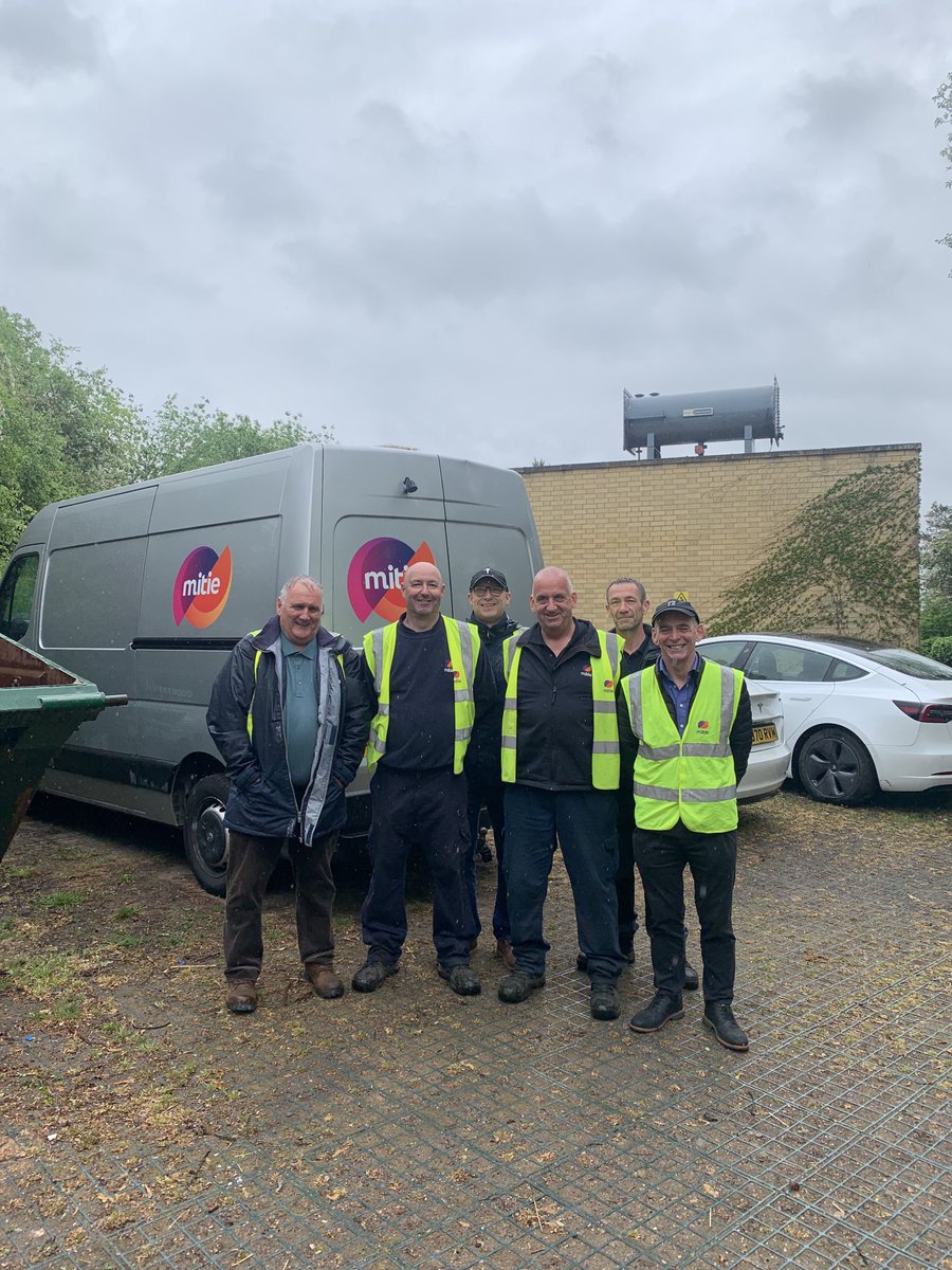 Lovely to meet this team today in a rather wet Cambridge - between us we had more than 166 years of service, and it shows in the quality of work carried out.