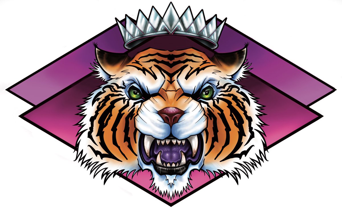 InkedNFTs's tweet photo. The tiger Queen  #NFT #NFTCommunity #NFTartist  #NFTProject  #inkednft #cryptopunks #cryptoart https://t.co/LNGqRW2fma