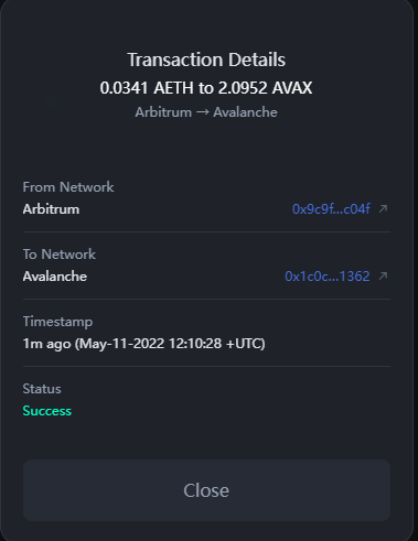 ZuochangX's tweet photo. The first step is Arbitrum → Avalanche
, which is fast and has a perfect experience @hashflow_ https://t.co/XKcEfbc35J