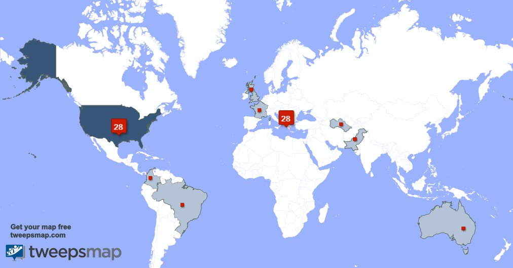David_horny_'s tweet photo. My followers are in USA(29%), Macedonia(29%)... Get your map too: https://t.co/LqAgztQahA https://t.co/k9oTMX2ARU