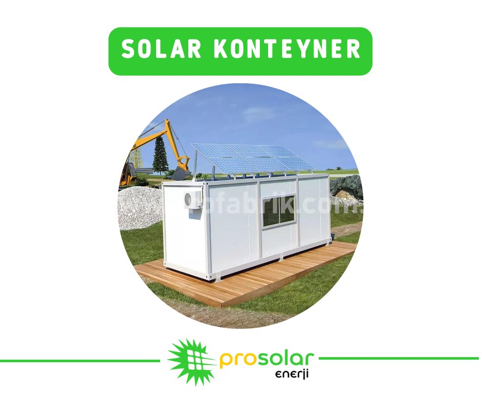 SOLAR KONTEYNER

Ücretsiz keşif için hemen iletişime geçin. 
Detaylı bilgi;

☎️ 0(216) 484 57 03
✉️ info@prosolar.com.tr

prosolar.com.tr

#ges #çatıges #güneşenerjisi #solarenerji #yenilenebilirenerji #temizenerji #istanbul #solarkonteyner