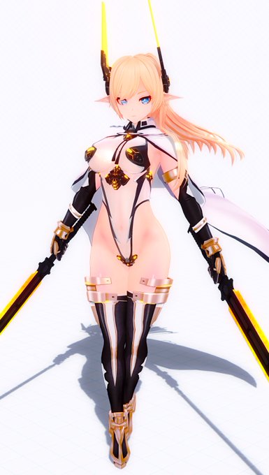 エルフお姉ちゃんを作ってみたかった

お試しだから髪型と耳以外は神奈ちゃんの流用 