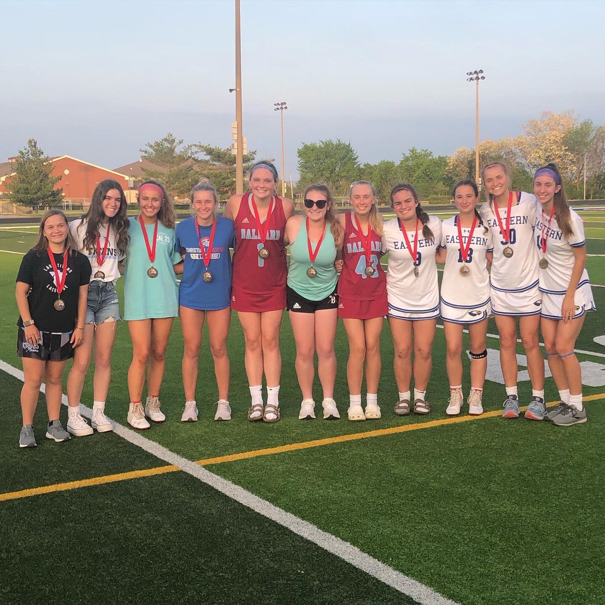 CALGirlsLax's tweet photo. Congratulations to Midfielders Makayla Mason (JR) and Bree Emerson (SO) being named Regional All-Tournament Team 🏅🏅 #GoCAL #CALLAX https://t.co/At7EeFOu44