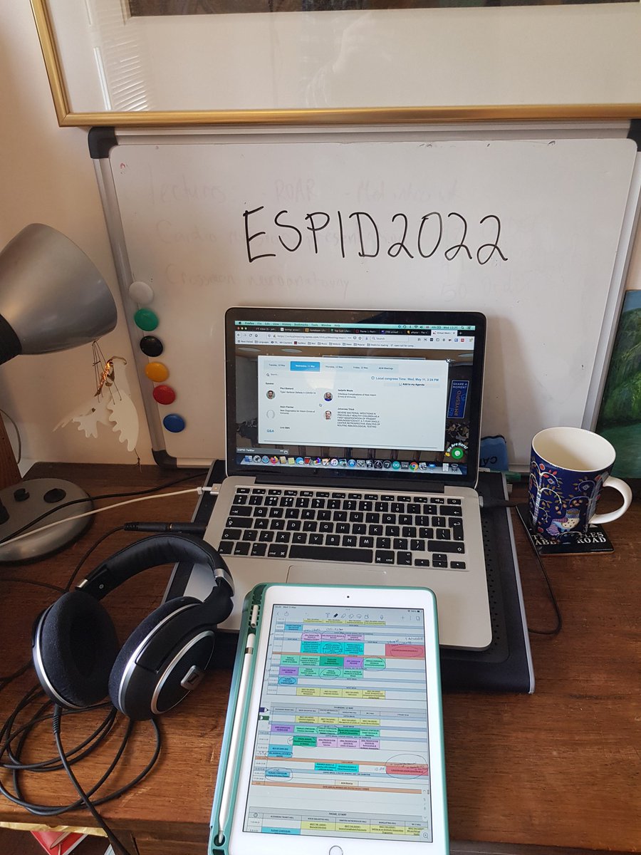 #myESPID first ever medical conference - from home, I'm pretending I'm in Athens! #ESPID2022
