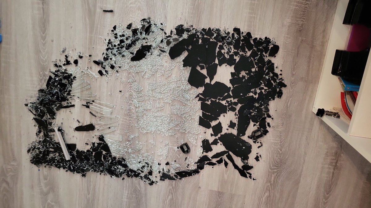 Das warst denn wohl mit meinem neuen Schrank 3 tage alt und schon hab ich ihn geschrottet obwohl heute nicht freitag der 13. Ist ! 
Und ich hätte gerne einen neuen !! 
#herrin #Göttin #zahlsklave #sahlschwein