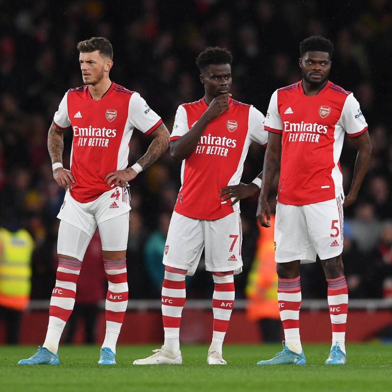Arsenal's tweet photo. The latest team news ahead of the north London derby…

🏴󠁧󠁢󠁥󠁮󠁧󠁿 @Ben6White
🏴󠁧󠁢󠁥󠁮󠁧󠁿 @BukayoSaka87
🇬🇭 @ThomasPartey22
