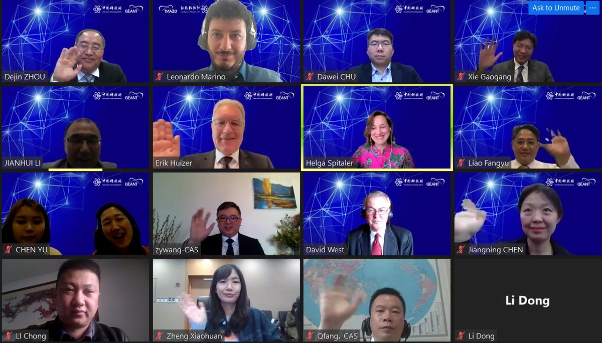 GEANTnews's tweet photo. By signing today's new Co-operation Agreement, @GEANTnews and #CSTNET strengthen and renew their longstanding partnership, and confirm intention to work together towards establishing the first 100G link interconnecting #Research & #Education Networks in🌍#Europe and #China🌏! https://t.co/omoEB478Xj