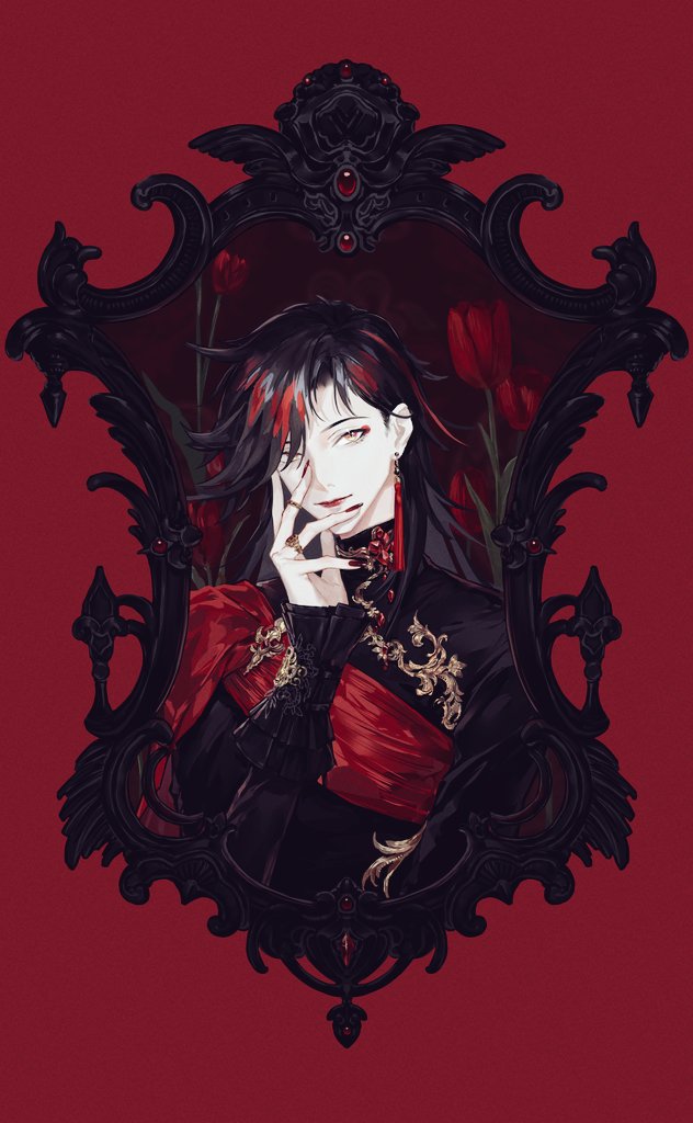 LXM8215's tweet photo. #VoxAkuma #Akurylic #AkThumbA 推特这个滤镜还蛮好看哦  框框系列四张画完！ https://t.co/cbjXBploc9