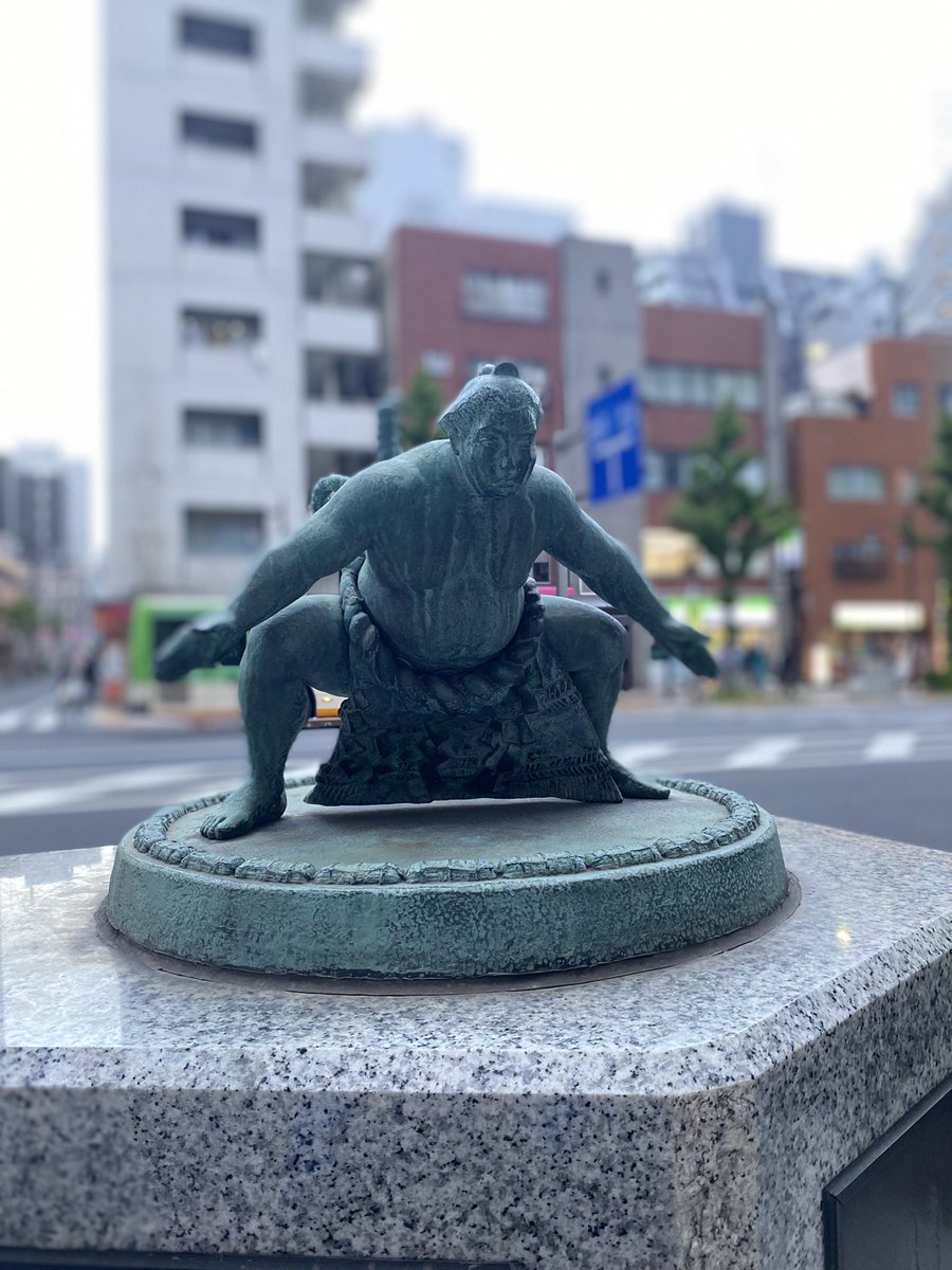 今日は人生初の大相撲、観戦。すごい迫力。楽しかった！