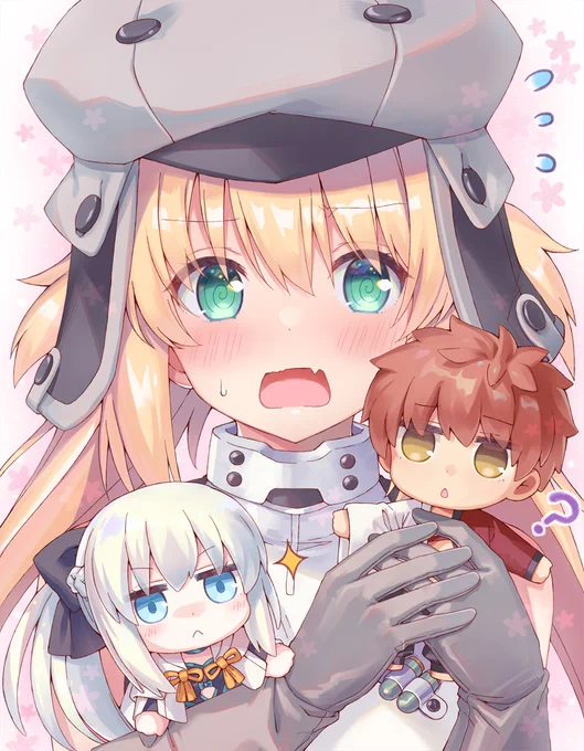 照れちゃうキャストリアとドヤモルガン
#FGO 