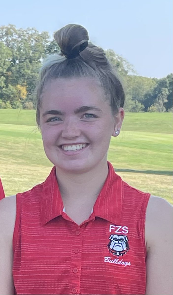 hblnick0610's tweet photo. Sophia Welch finished the AMC women’s golf championship T-17th. What a solid performance! This young lady now moves on to take her lovely smile and golf skills to Missouri Baptist University. Blessings and best wishes, Sophia! https://t.co/pEKgsBmHgY