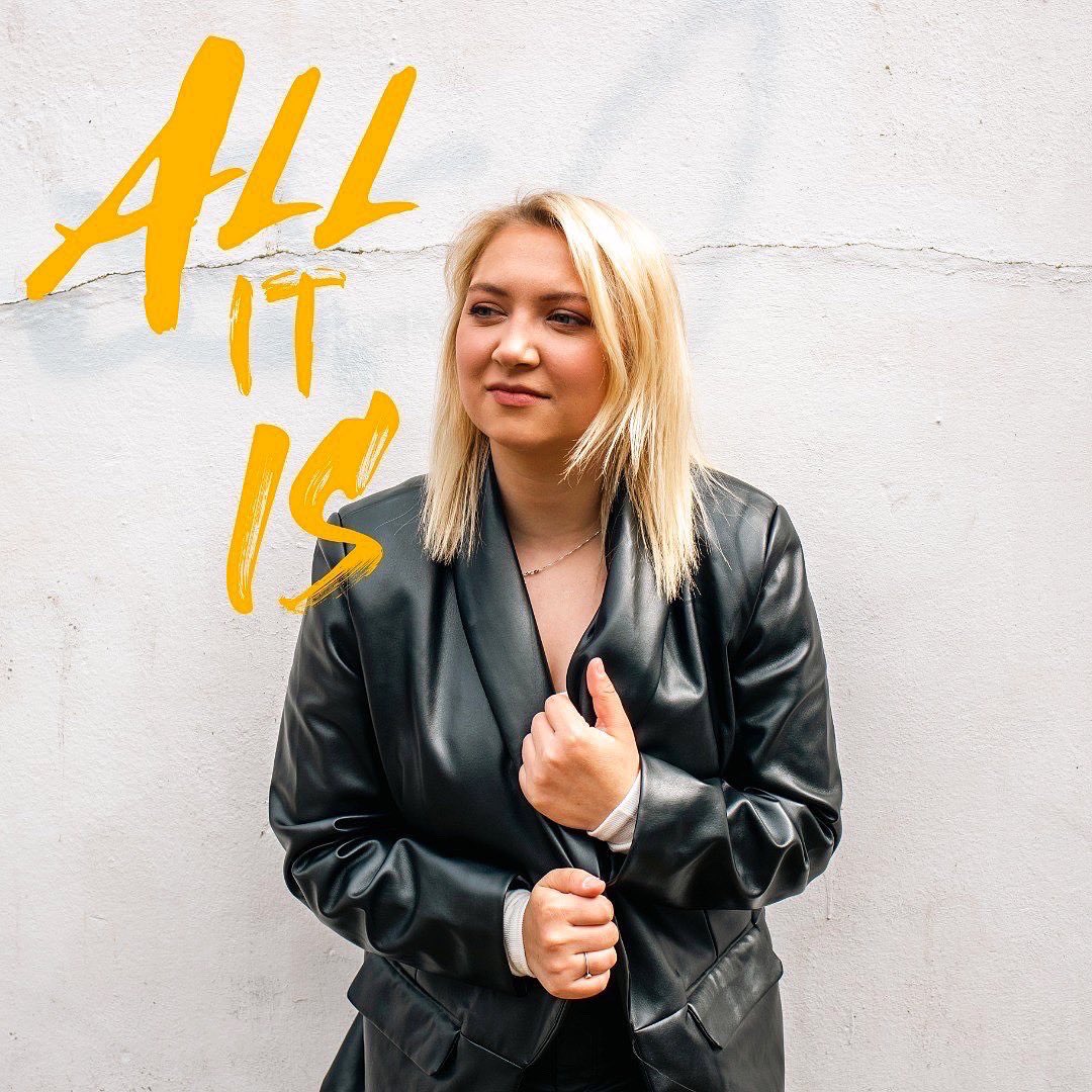 LauraBeckwith9's tweet photo. ALL IT IS DROPS IN JUST OVER A WEEK!! If you are able to presave the song it would be hugely appreciated!!     https://t.co/Cm2F8G0BN9 https://t.co/nmlzKu4oTR