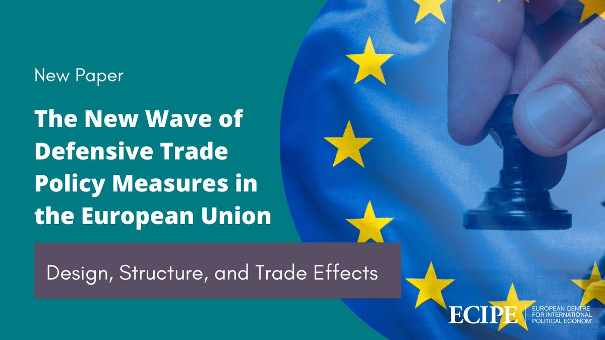 📢Out now! Our new study reviews 8 proposed and adopted defensive trade policy instruments in the EU, with the purpose of better understanding their design, functioning, and implications. 
<a href="/FredrikErixon/">Fredrik Erixon</a> <a href="/osguinea/">Oscar Guinea</a> <a href="/Phil_Lamprecht/">Philipp Lamprecht</a> <a href="/vanikashm5/">Vanika Sharma</a> <a href="/renata_zilli/">Renata Zilli</a> 
bit.ly/3PclGqs
