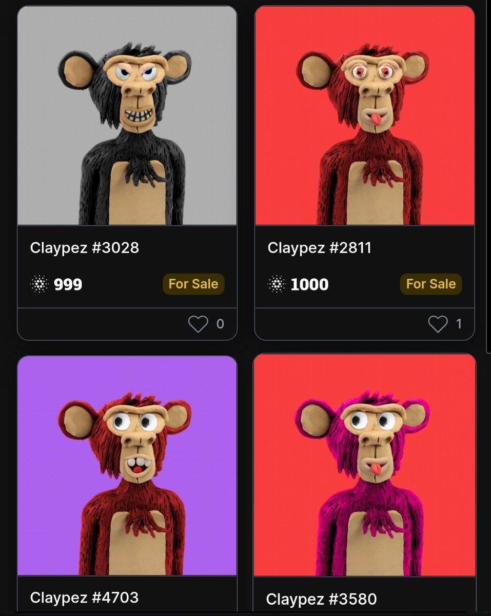 lcsighte's tweet photo. The @ClaypezNFT community know their gems. Unlike in other places. There are no Nakid apes thrown away at floor price despite the fact that they only have 4 traits, the least traits. Way to go fellas. #claypez #knowyourgems https://t.co/DSL3eZRKE4