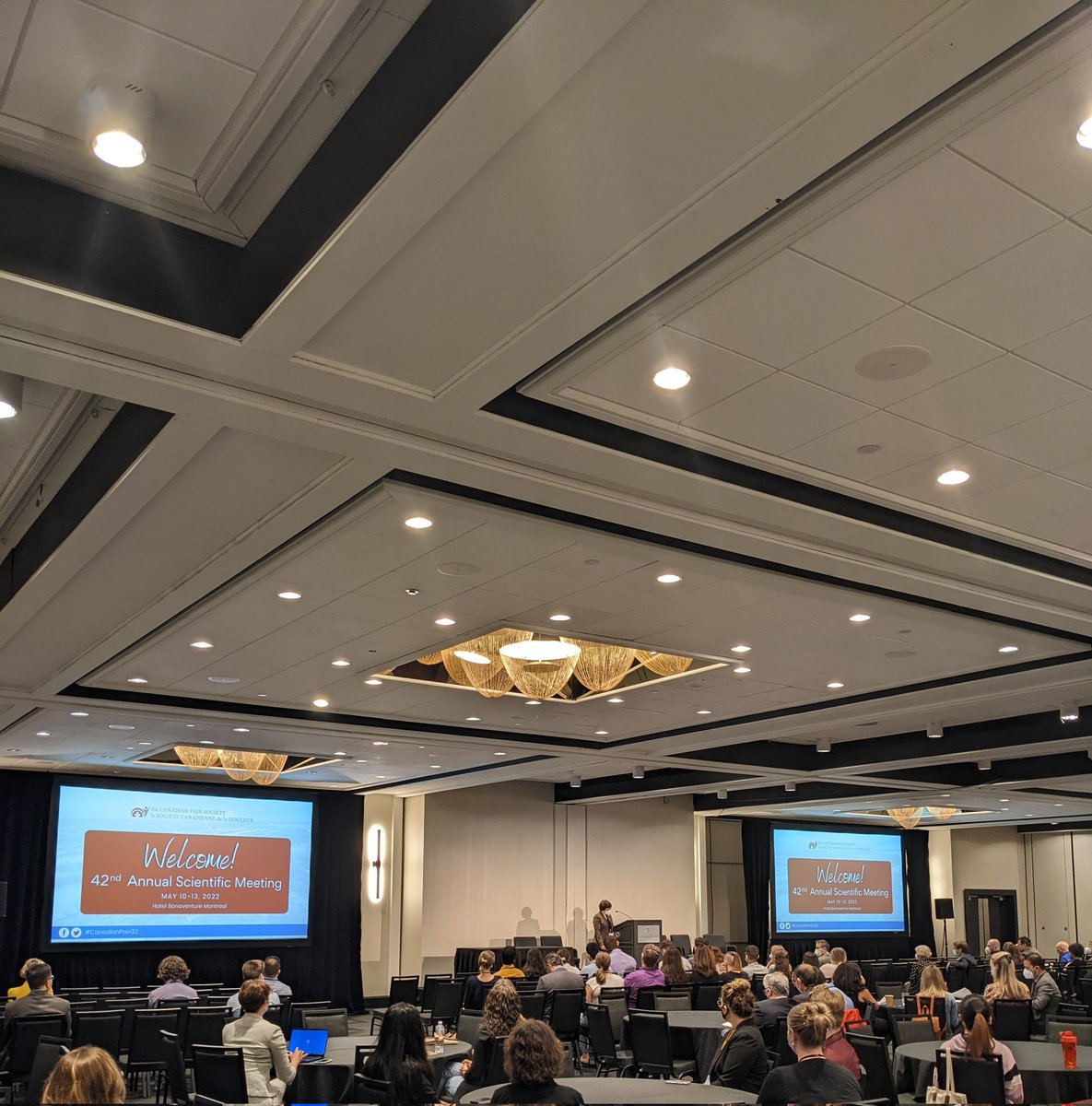 It has started! We're very excited to attend our first in-person conference in the last 2 years! @CanadianPain #CanadianPain22