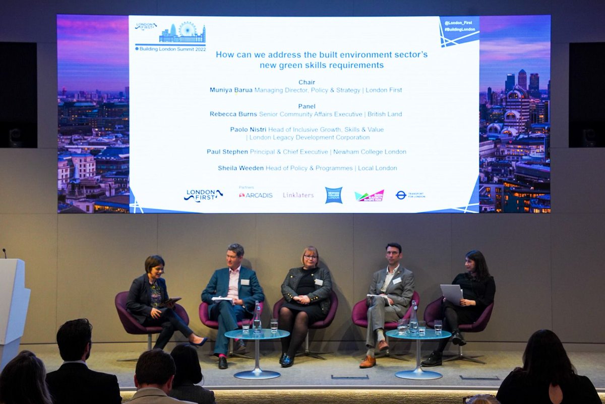_BusinessLDN's tweet photo. As London recovers, there is an opportunity for the built environment to be green with new green skills. Our panel our discussing qualifications and how education can play a role. 

#BuildingLondon https://t.co/DQQuYVowYS