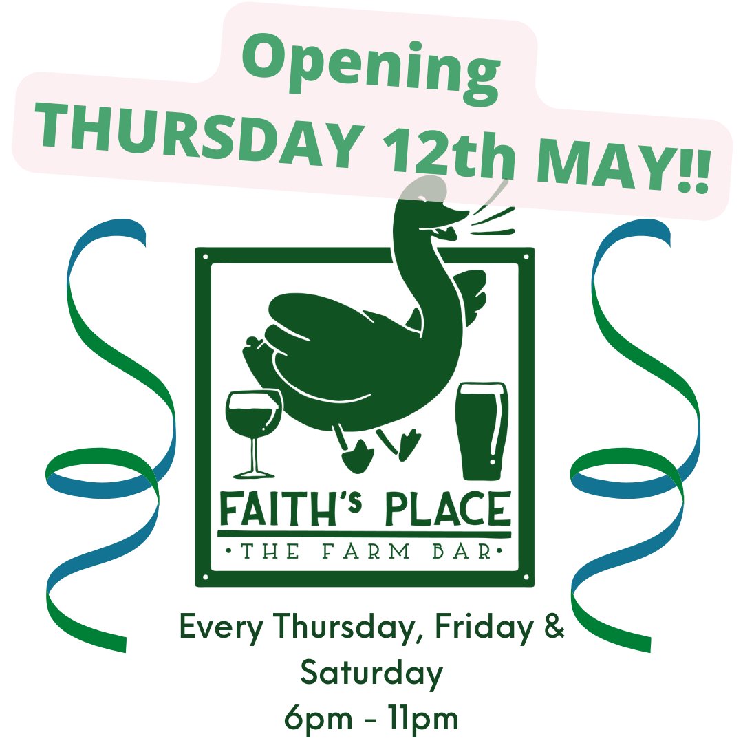 VauxhallFarm's tweet photo. We're opening a bar TOMORROW!
We've been hard at work transforming the space, and can't wait for you to join us every Thursday, Friday and Saturday evening for drinks, nibbles and more at...FAITH'S PLACE!!
#barsinvauxhall #newbars #openingthursday #vauxhallcityfarm https://t.co/KaTqWw8pPJ