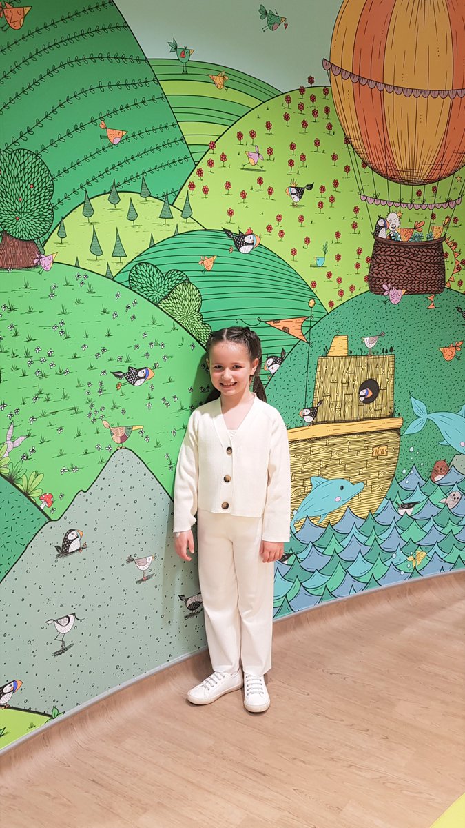 NHSTayside's tweet photo. We think our new Children's Theatre Suite at Ninewells is absolutely smashing and so do 4 year old Lotti and 5 year old Anja! https://t.co/qkLhwdY96l https://t.co/jxeFvV9m3k