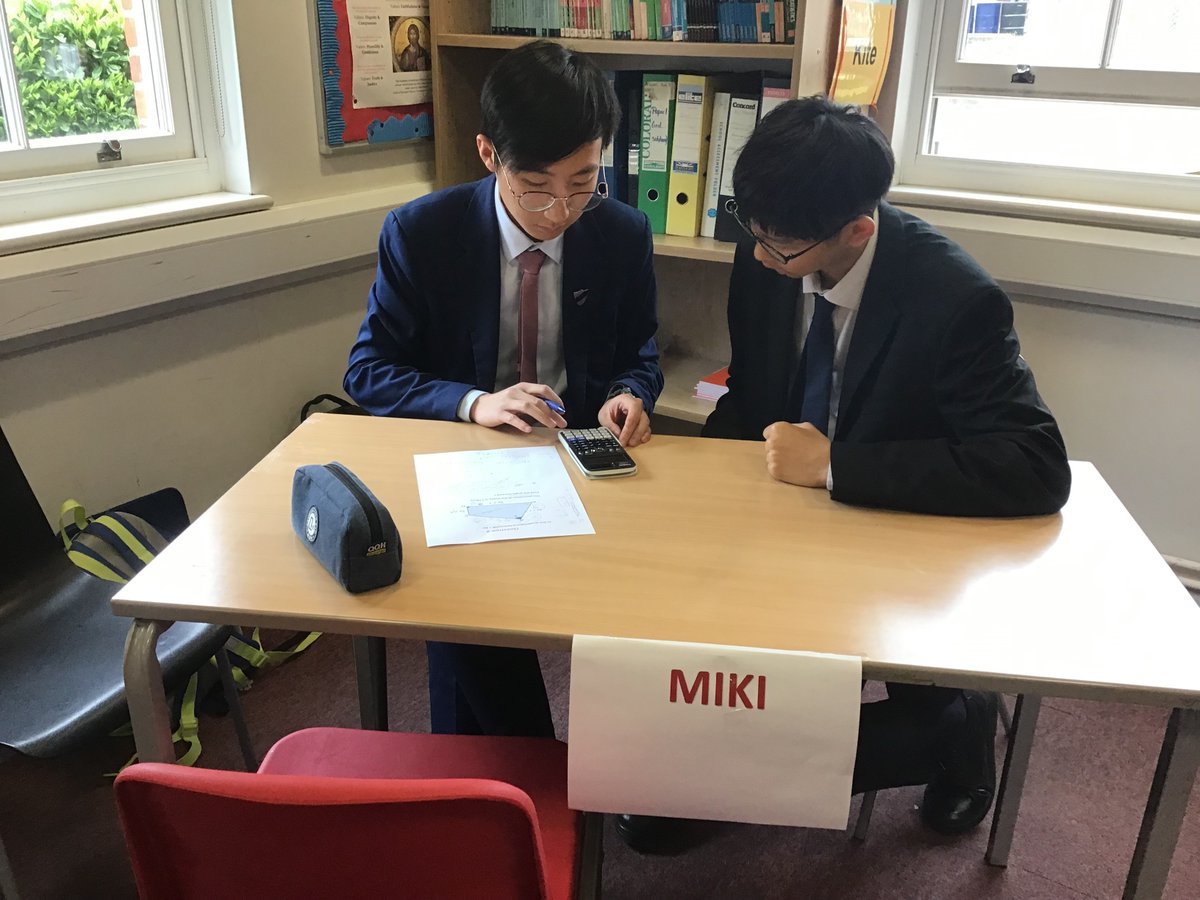 newhallmaths's tweet photo. The Senior Maths House Competition took place this lunchtime.   Congratulations to Miki House for the win (and to our markers)! #BSiL #maths #housecompetition https://t.co/XM0zEaPyCp