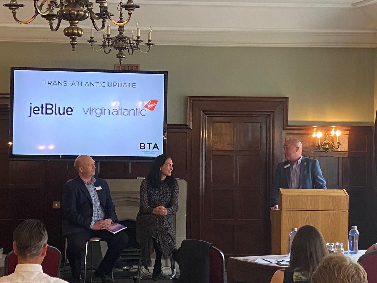 We have had an excellent morning so far, and now we are settling in for an afternoon hearing from more experts from our industry. First up, Virgin Atlantic and jetBlue will give us an update on business travel to North America.
#yourBTA #airconference #collaboration