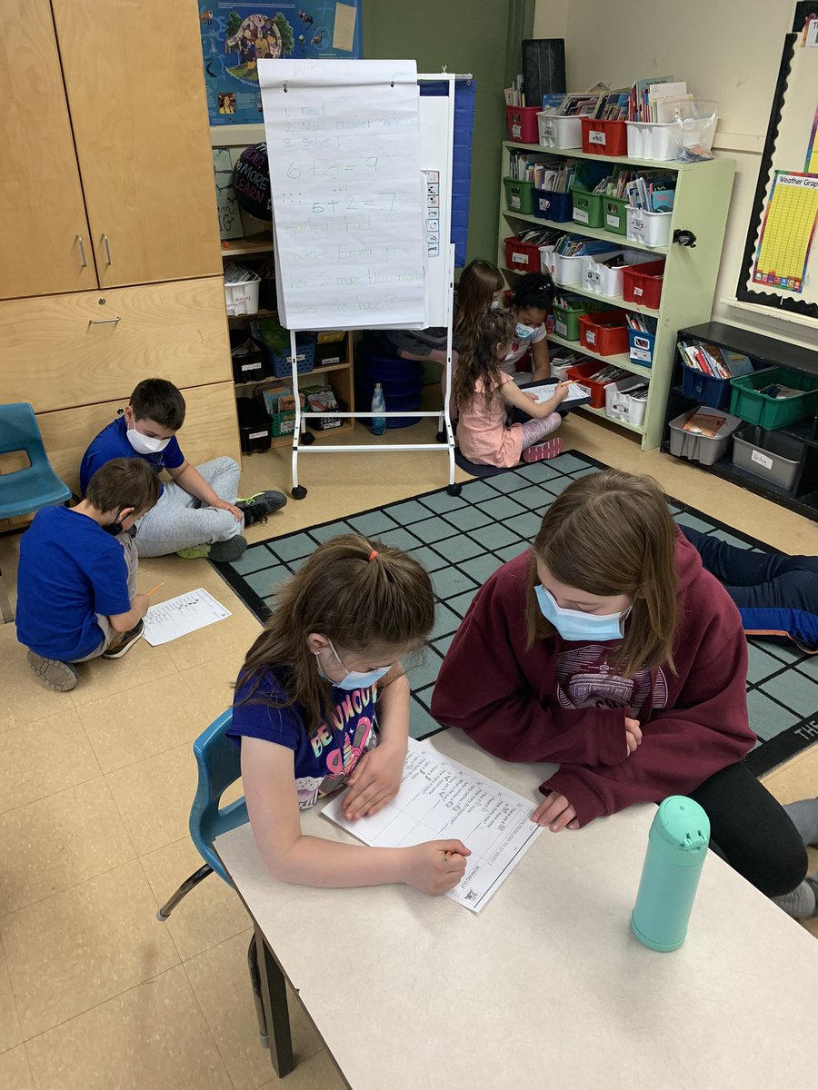 CasidheForrest's tweet photo. Our grade 1s teamed with with our grade 5s for math buddies working on reading and solving word problems. #teamwork #mathbuddies #watchuslearn @TCRCE_NS @SchoolCarleton https://t.co/lVfZje8qQ0