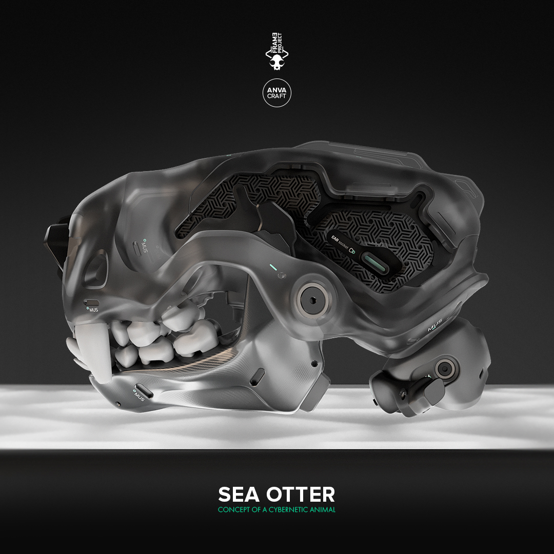 ANVACRAFT's tweet photo. Sea Otter Cyber Otter

#hardsurface #hardsurfacemodeling #render #skull #cyber #robot #robotdesign #3d #3dmodeling https://t.co/hS7i1ERzyK