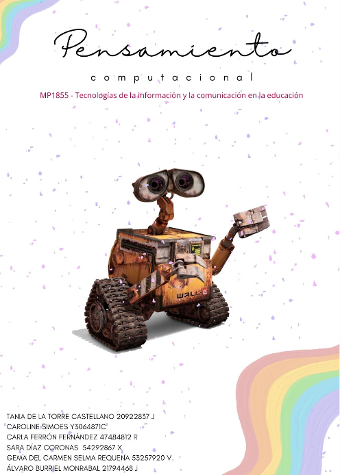 Carlaferron4's tweet photo. ¡Hoy exponemos nuestro trabajo sobre el pensamiento computacional!🤖 Debéis saber que no solo es aplicable para el mundo informático, sino también para resolver problemas y fomentar así las habilidades intelectuales. #MP1855B https://t.co/oZvU9fKt8B