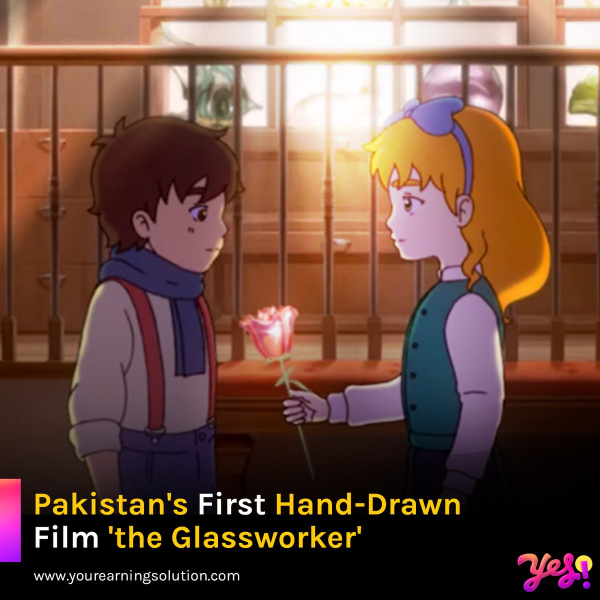 your_earning's tweet image. Pakistan's first hand-drawn film, 'The Glassworker,' is nominated for the 'Work In Progress' category at France's Annecy International Animation Festival 2022. 

Read More: yourearningsolution.com/pakistans-firs…

#Pakistan #glassworker #glasswork #animation #pakistanicelebrities