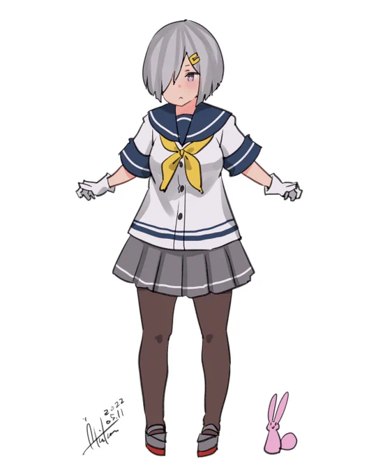 『それいけ!はまかぜちゃん!』
#艦これ版深夜の真剣お絵描き60分一本勝負
#艦これ版真剣お絵描き60分一本勝負_20220511
#艦これ #浜風 