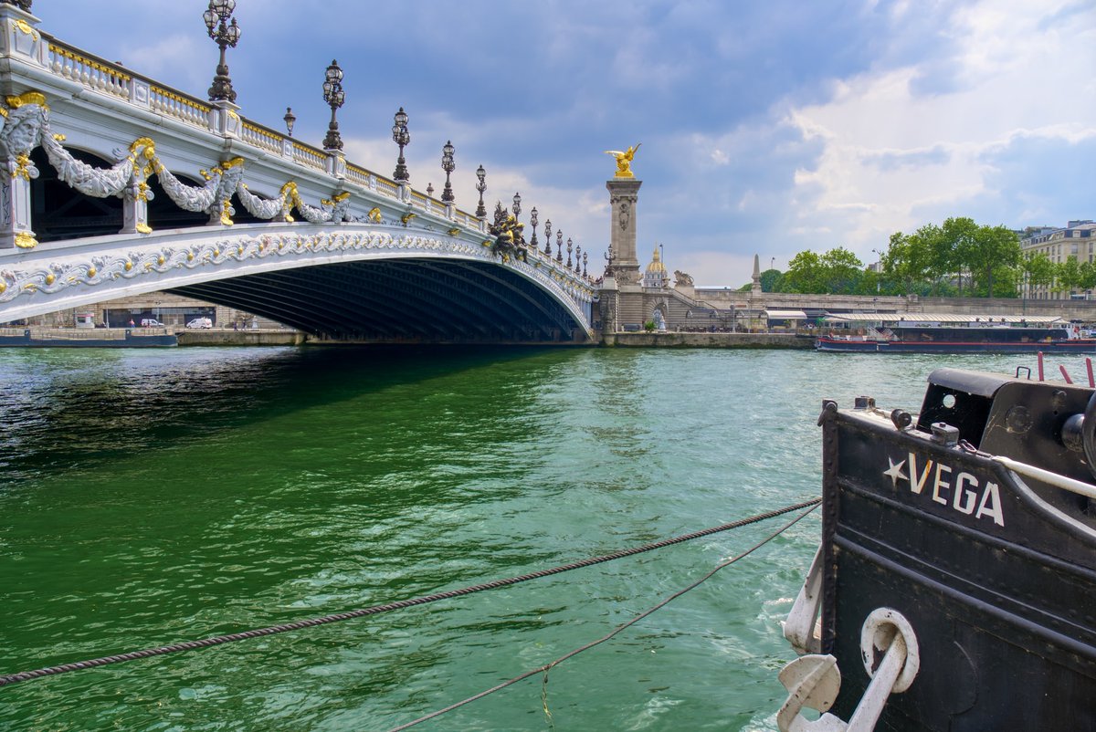 Sunny skies over Pont Alexandre III...#Paris #Travel #France #Wednesdayvibe #WednesdayMotivation 📸Joran Quinten💖💞