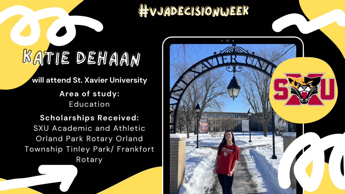 #VJADecisionWeek The decisions are rolling in! These TBolts have #DECIDED We can't wait for you to bring your Thunder to the next level! <a href="/kdehaan_13/">Katie</a> <a href="/sxuadmission/">SXU Admission</a>