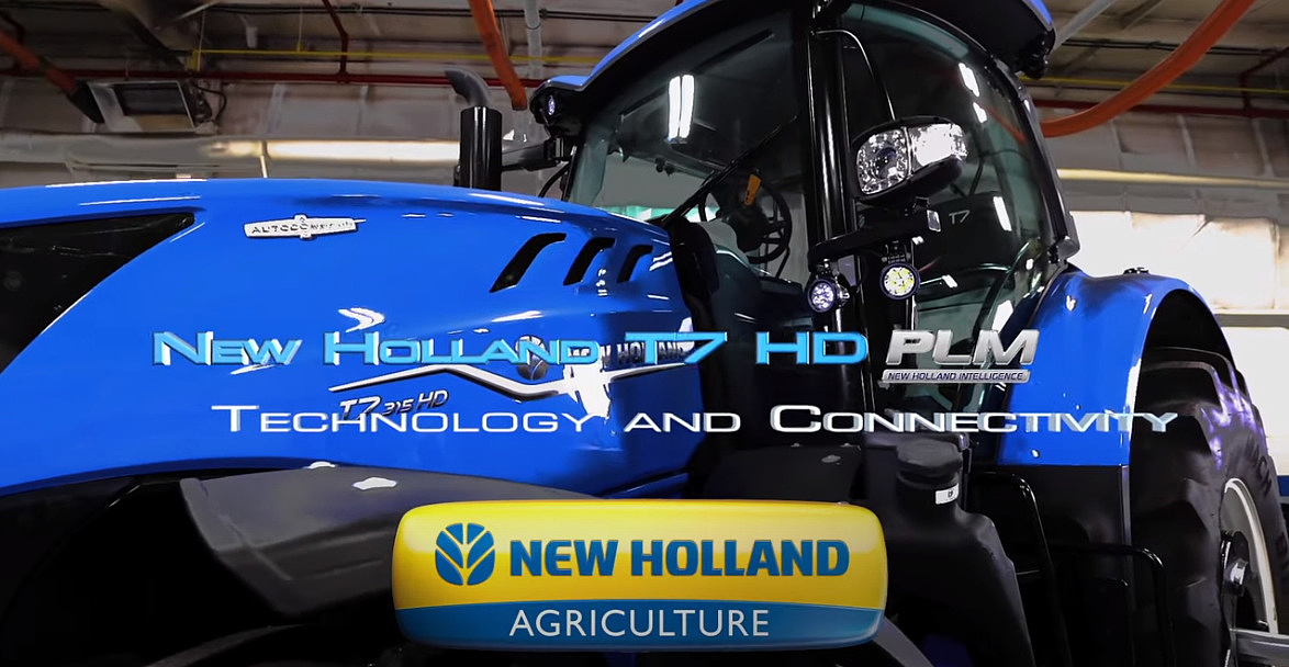 mazergroup's tweet photo. This video explains how the New Holland T7 Heavy Duty tractor with PLM Intelligence™ provides instant access to tractor and field data. https://t.co/SKAL7q0l5s https://t.co/kP7rti0yrM