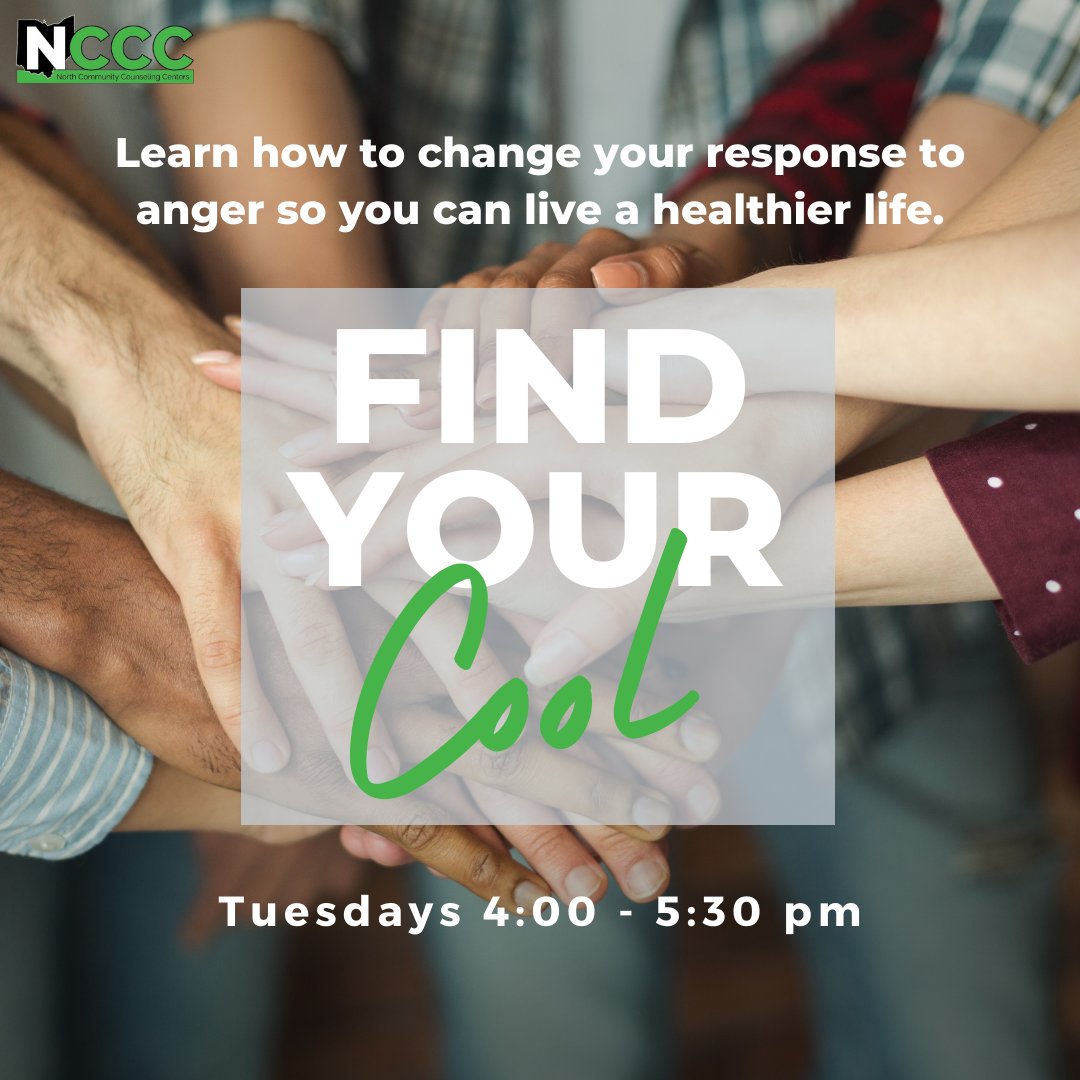 NCCC1968's tweet photo. Tuesdays from 4:00-5:30 p.m. our 'Find Your Cool' group meets to help you manage your response to anger and set you on a healthier path in life. Join us! For more information on how to join give us a call at 614-261-3196. ๐ #FindYourCool https://t.co/o1ucIyDzDH