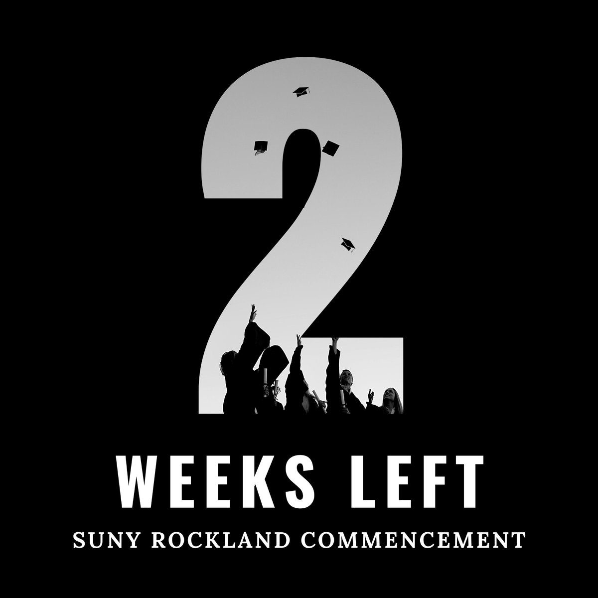 TWO WEEKS! Only two weeks until the SUNY Rockland Commencement ceremony at Clover Stadium on May 23, at 11 am. Visit https://t.co/YJyN6xIOlg to learn more! 

Social distancing protocols will be followed. https://t.co/Z0WiJF3tpv