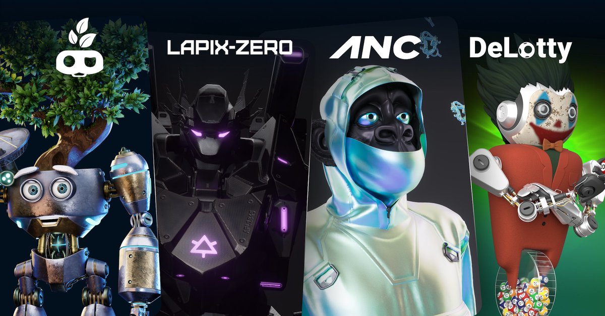 ecotars's tweet photo. 🎁HUGE #WLGiveaway🎁
 
🚀4 NFT projects, 5 Winners!
 
🏆 5 x WL - Ecotars
🏆 5 x WL - Lapix-Zero
🏆 5 x WL - Ape Night Club
🏆 5 x WL - De Lotty

To win: 👇

1️⃣Follow: @Ecotars
@Lapix_Zero
@ApeNightClub
@DeLottyNFT
2️⃣Like &amp; RT
3️⃣Tag friends
 
⏰48h #WLGiveaways #NFTGiveaways https://t.co/Y1G6YBJlTr