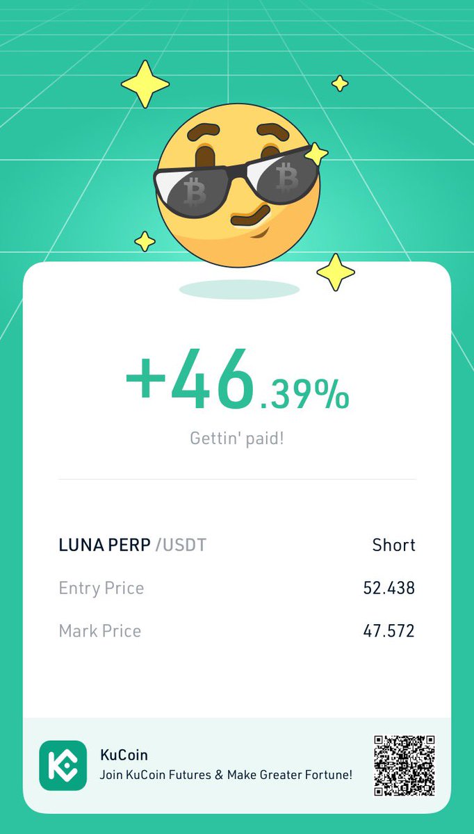 metakwan's tweet photo. All my $LUNA lp pools on @osmosis are cooked. On the bright side, I shorted $LUNA since $52 and now it trading at $1. 

@terra_money @stablekwon plz fix or you gonna let a bozo like me short you down to zero?

Retweet if you want a thread on how to short crypto ❤️ https://t.co/SInAa93PLX